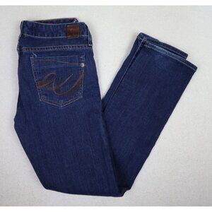 X2 - W01 SKINNY - WOMEN'S DARK WASH SKINNY JEANS - SIZE 4S